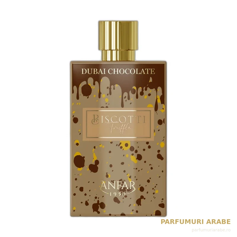 Anfar Dubai Chocolate Biscotti Truffle – Extrait de Parfum unisex 80 ml — Parfumuri Arabe